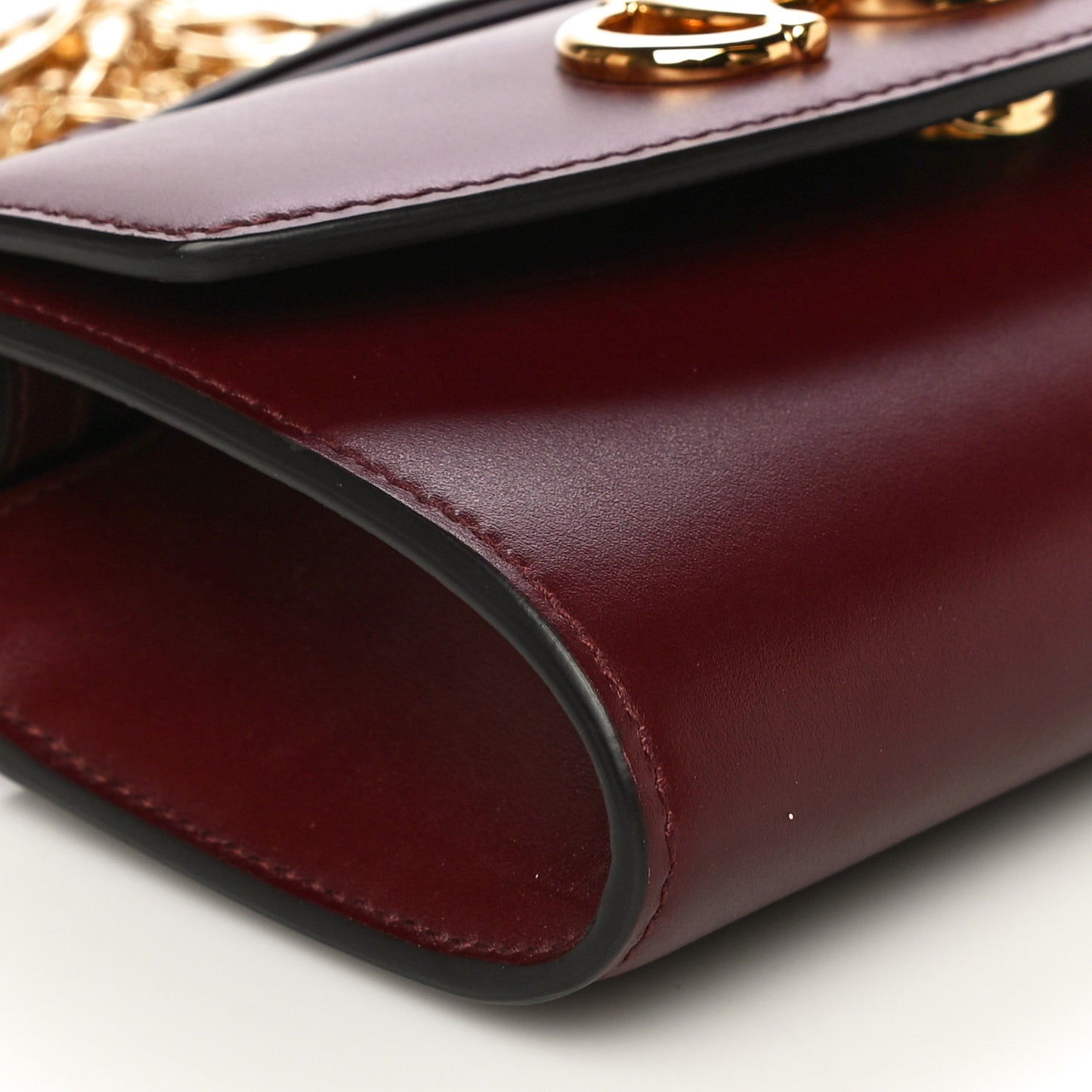 Shibuya Calfskin Mini Zumi Shoulder Bag Vintage Bordeaux