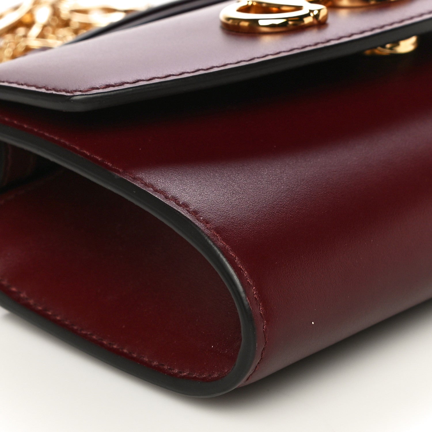 Gucci Shibuya Calfskin Mini Zumi Shoulder Bag Vintage Bordeaux 5 of 15
