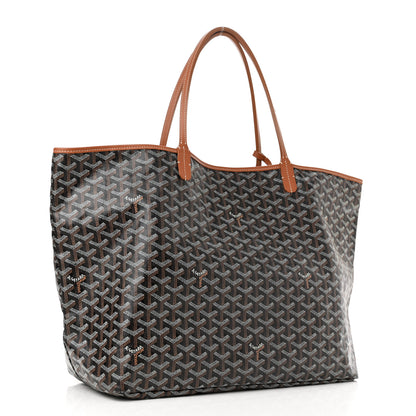Goyard Goyardine Saint Louis GM Black Gold 3 of 11