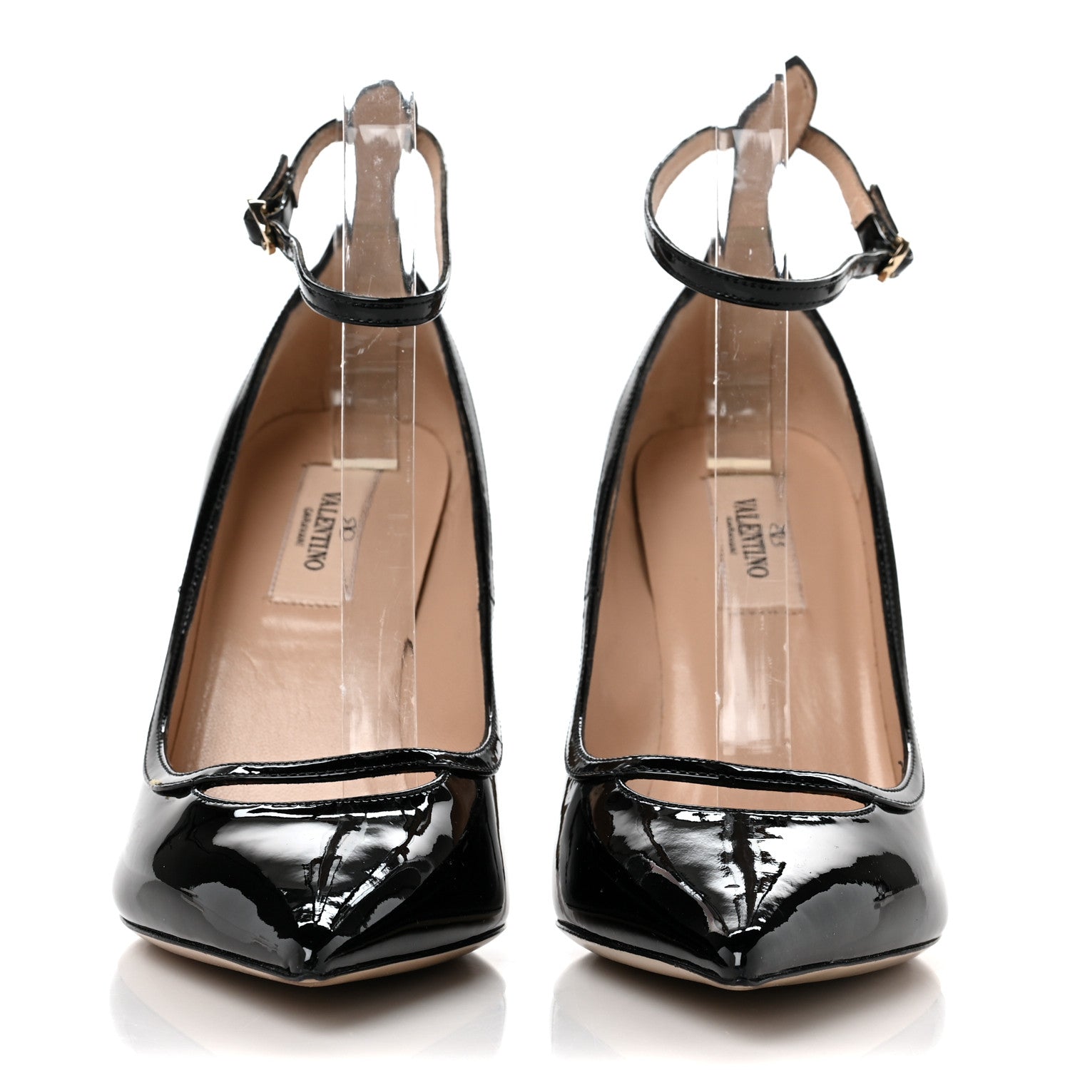 Valentino Garavani Patent Mary Jane Pumps 39 Black 2 of 9