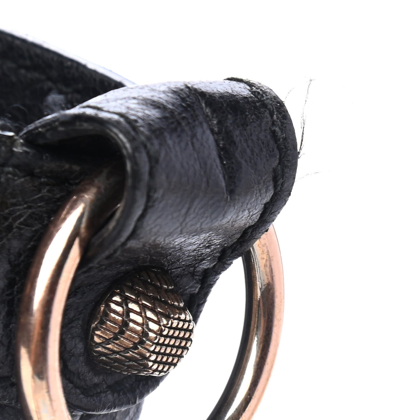 Agneau Giant 12 Rose Gold Hardware Town Black