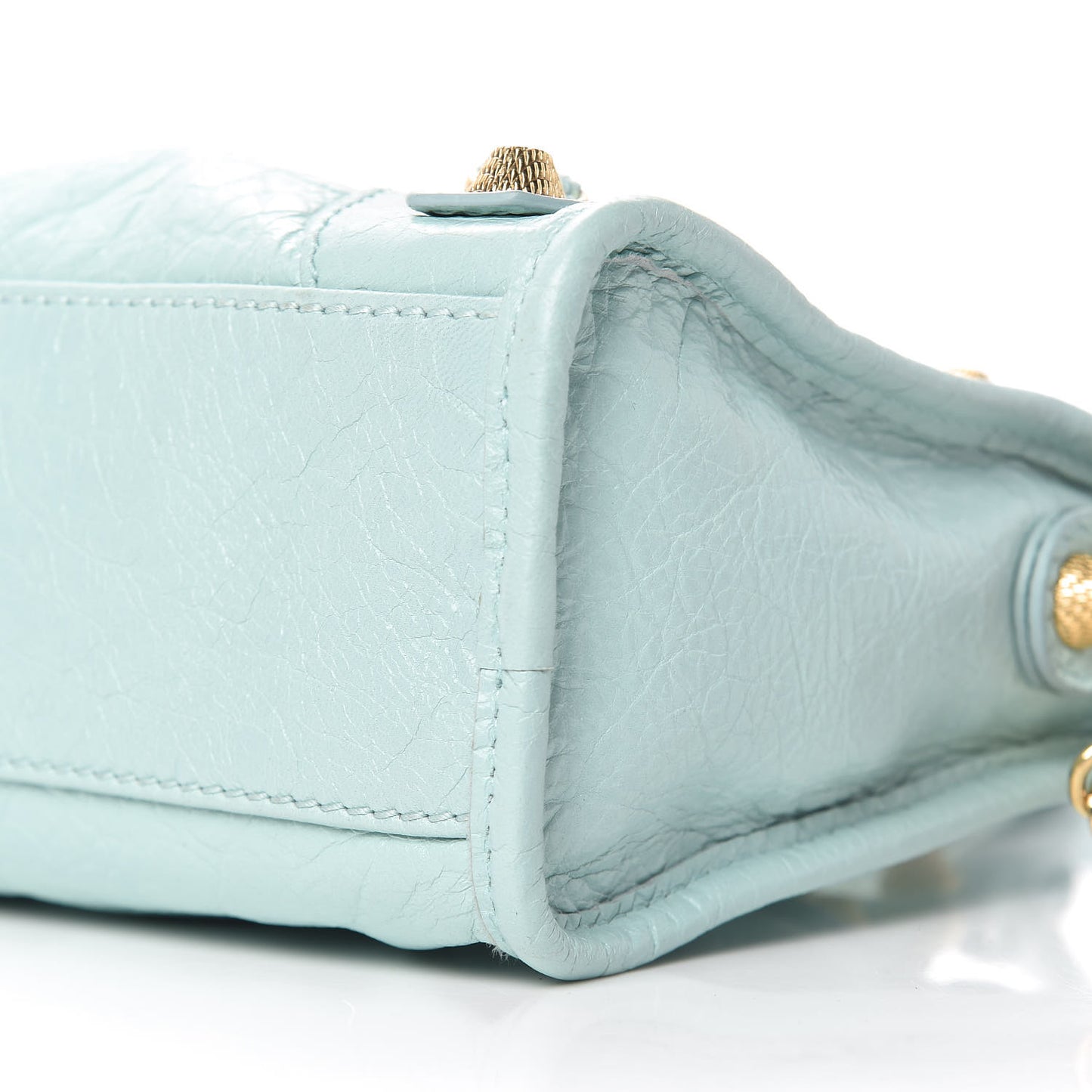 Agneau Giant 12 Gold Hardware Mini City Bleu Maldives