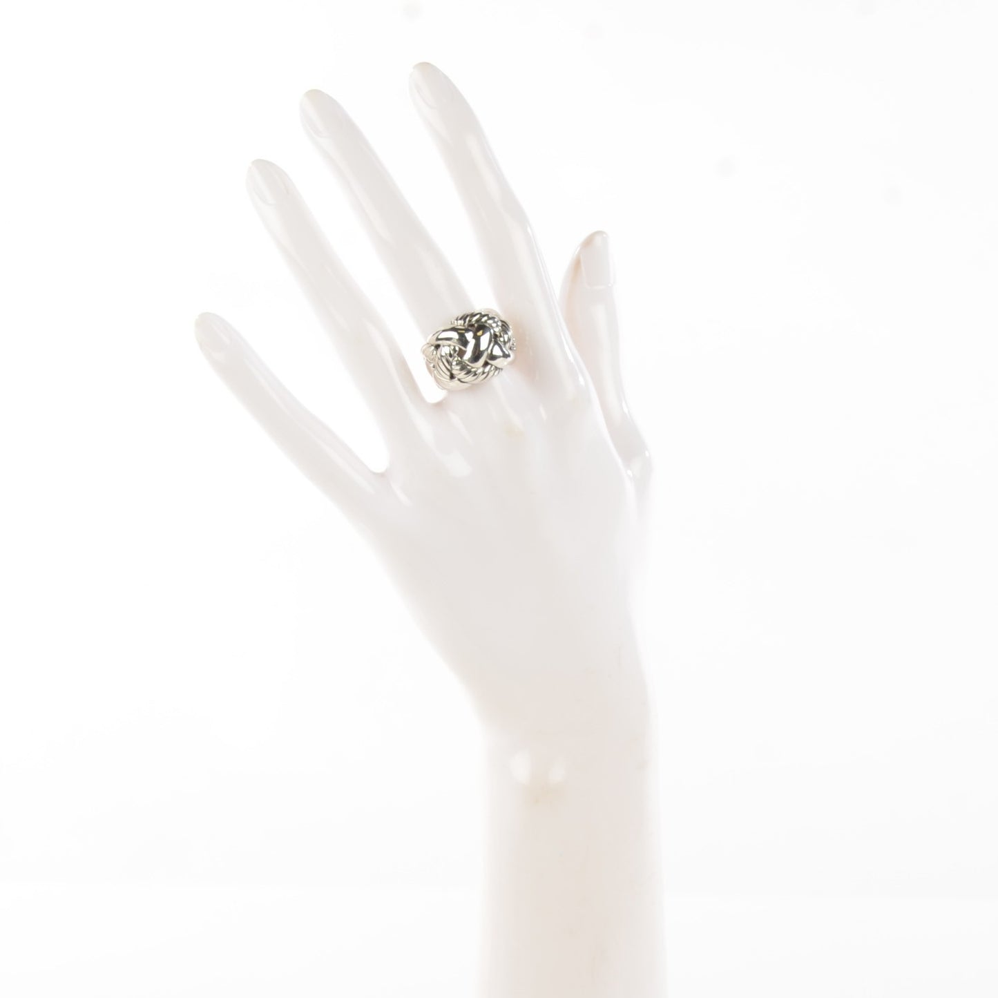 Sterling Silver 22mm Cordelia Ring 51.5 6