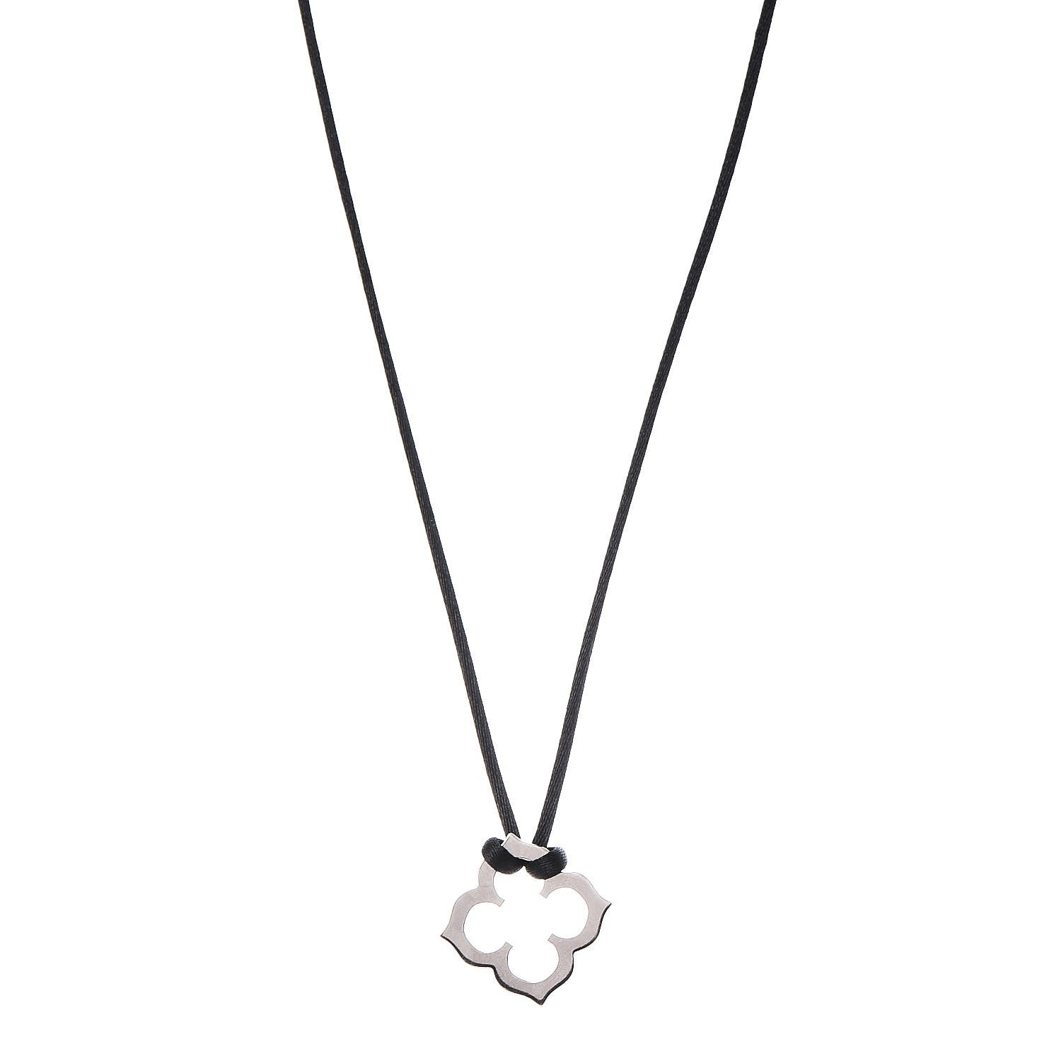 Cartier 18K White Gold Clover Necklace 1 of 5