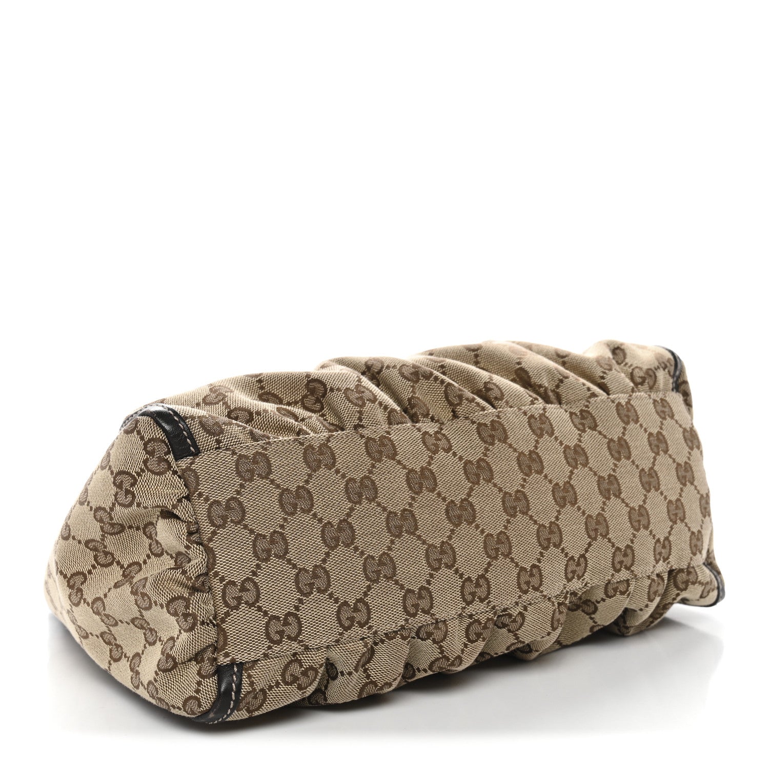 Gucci Monogram Medium D Gold Ring Hobo Dark Brown 4 of 13