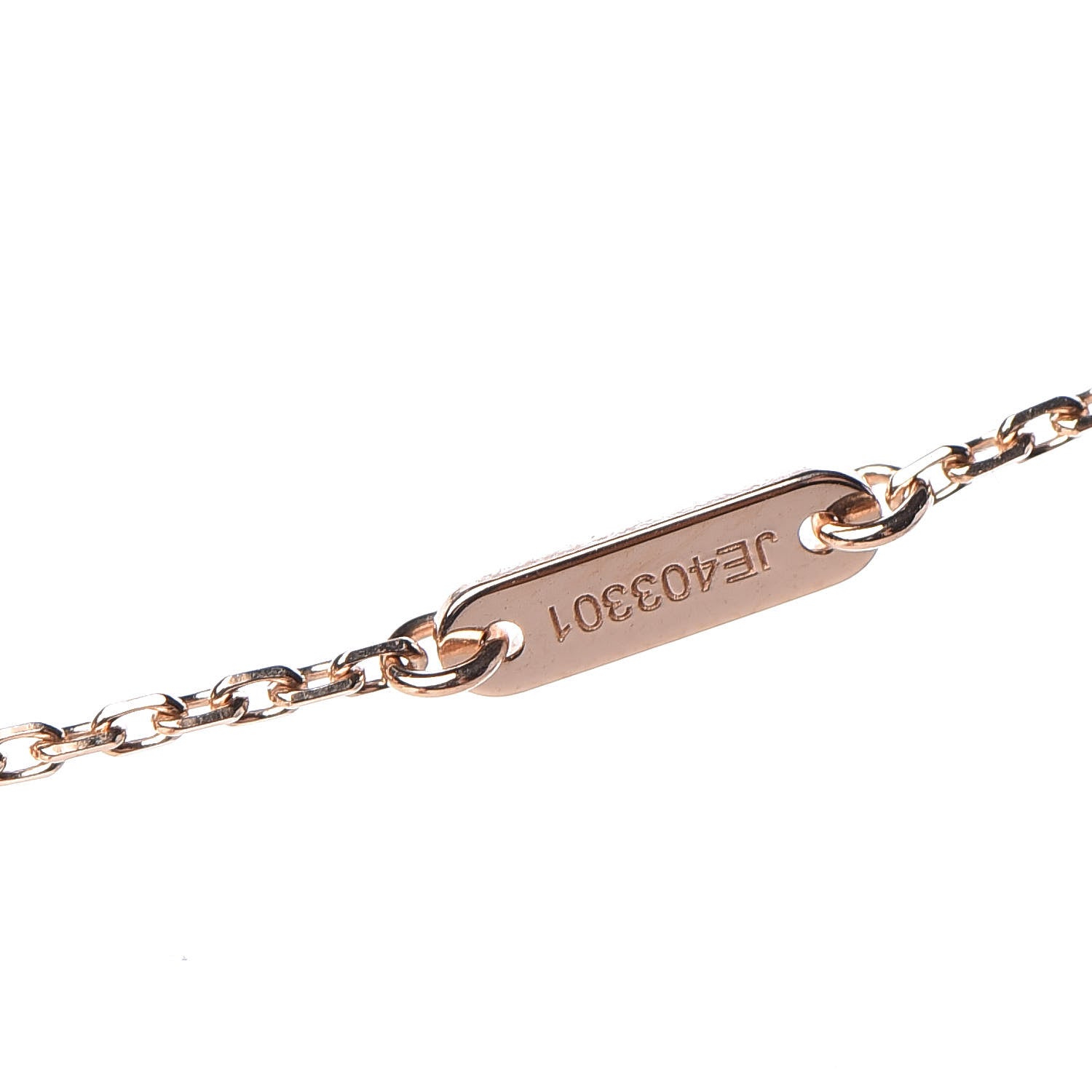 Van Cleef & Arpels 18K Rose Gold Sweet Alhambra Pendant Necklace 7 of 8