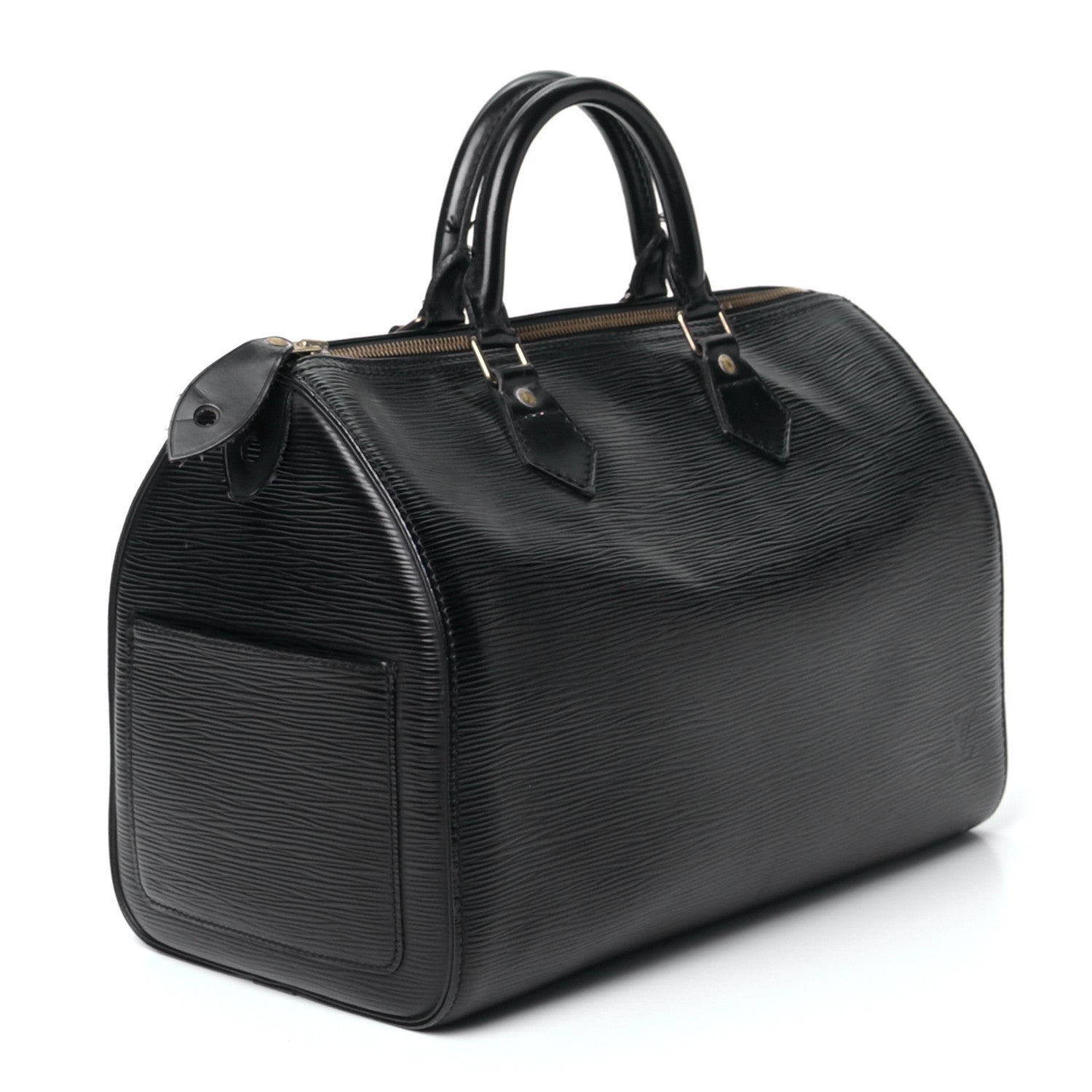 Louis Vuitton Epi Speedy 35 Black 2 of 7