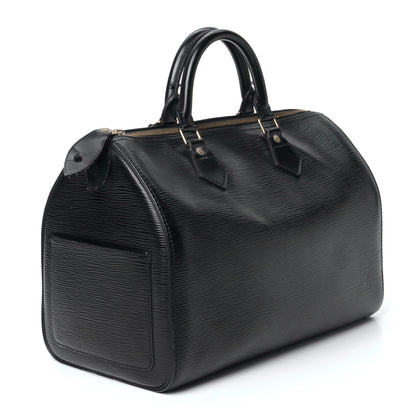 Louis Vuitton Epi Speedy 35 Black 2 of 7