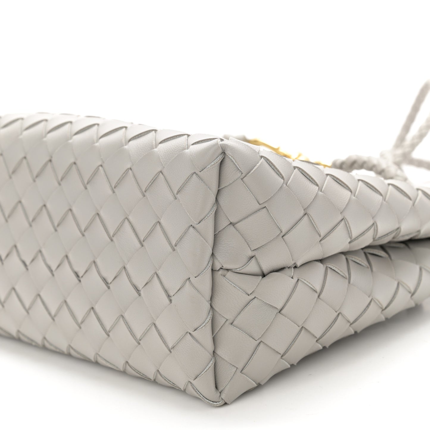 Nappa Intrecciato Small Andiamo Shoulder Bag Sterling