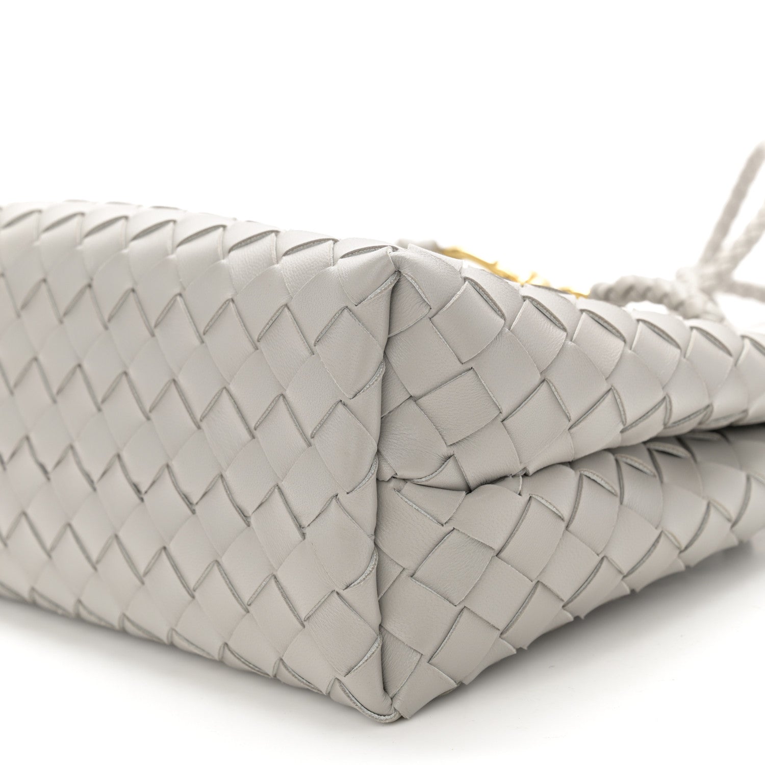 Bottega Veneta Nappa Intrecciato Small Andiamo Shoulder Bag Sterling 10 of 10