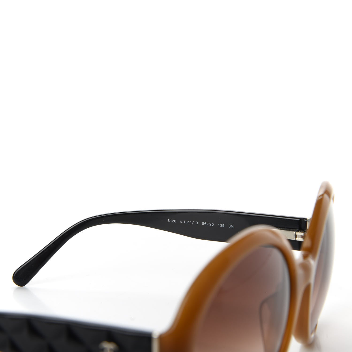 Chanel Quilted CC Mod Sunglasses 5120 Brown 6 of 8