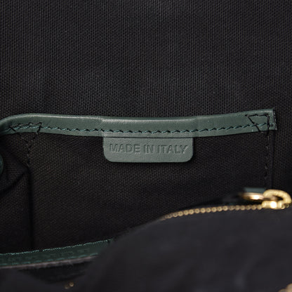 Burberry Bridle Calfskin House Check Small Orchard Bowling Bag Green 6 of 12