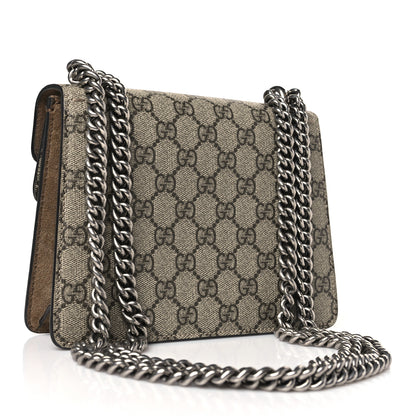 Gucci GG Supreme Monogram Mini Dionysus Shoulder Bag Taupe 3 of 9