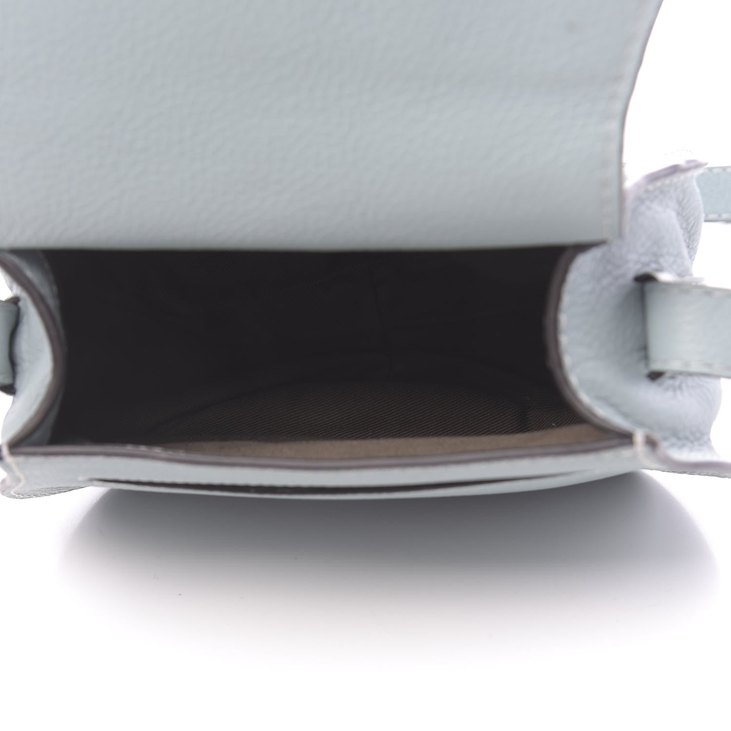 Chloe Calfskin Mini Marcie Round Crossbody Bag Faded Blue 5 of 11