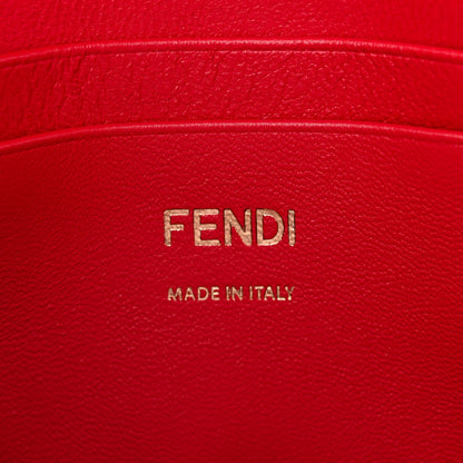 Fendi Nappa Apolo Mini Chain Baguette Red 6 of 12
