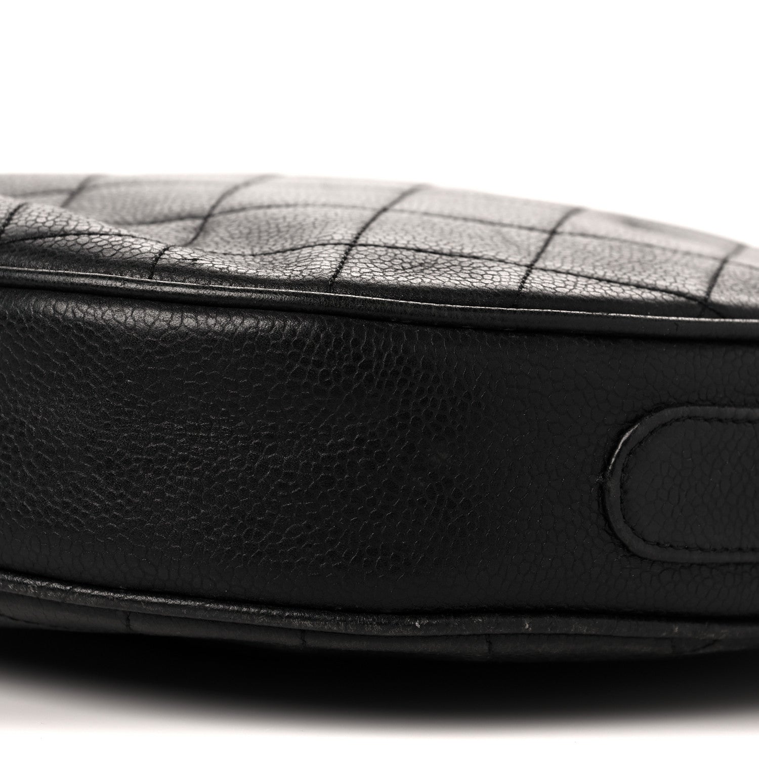 Chanel Caviar Quilted Round Shoulder Bag Black 8 of 15