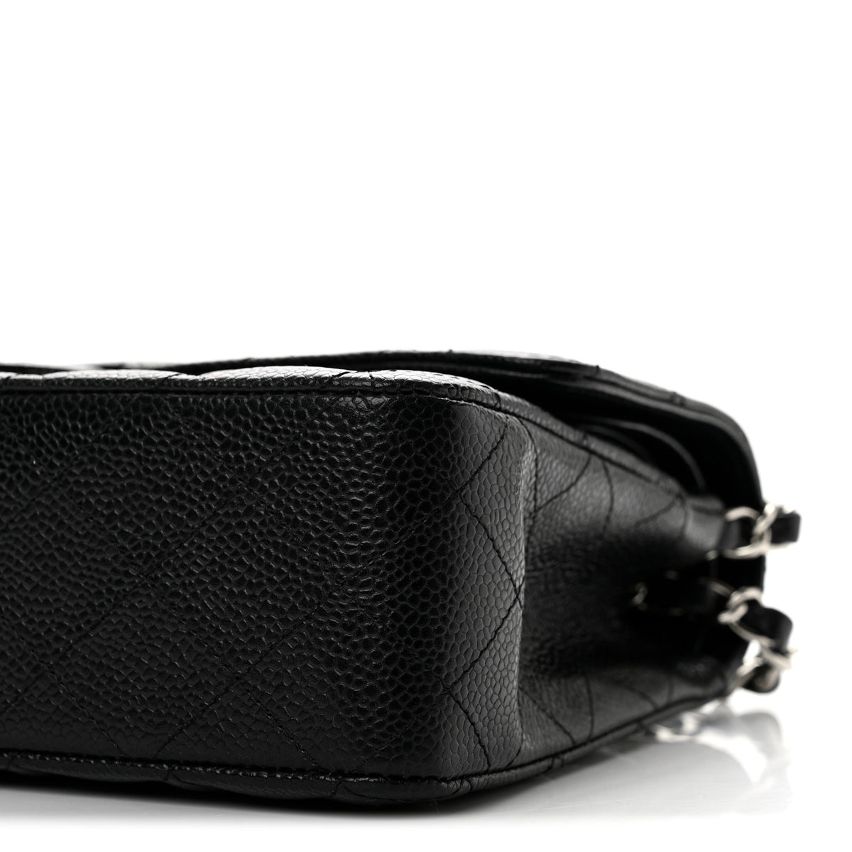 Chanel Caviar Quilted Medium Double Flap Black 10 of 13
