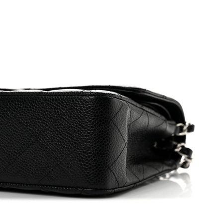 Chanel Caviar Quilted Medium Double Flap Black 10 of 13