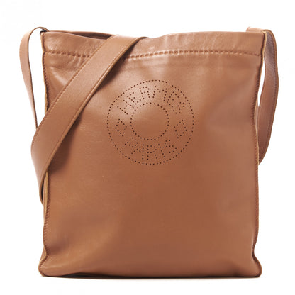 Hermes Lambskin Clou De Selle Pouch Gold 1 of 9