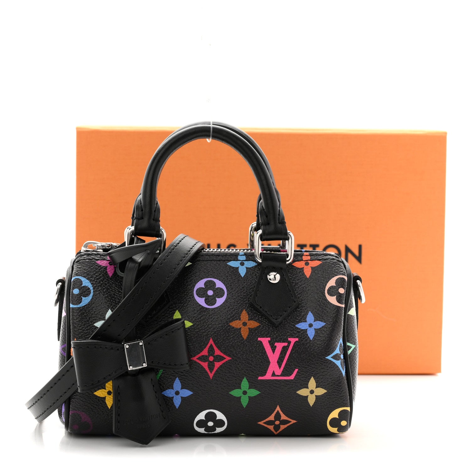 Louis Vuitton LV X TM Monogram Multicolor Nano Speedy Black 10 of 10