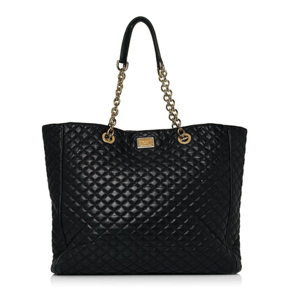 Dolce & Gabbana Calfskin Quilted Tote Black 1 of 20