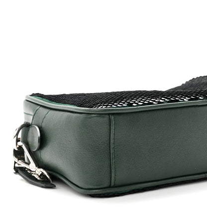 Miu Miu Paillettes Sequin Chain Camera Bag Smeraldo 8 of 9