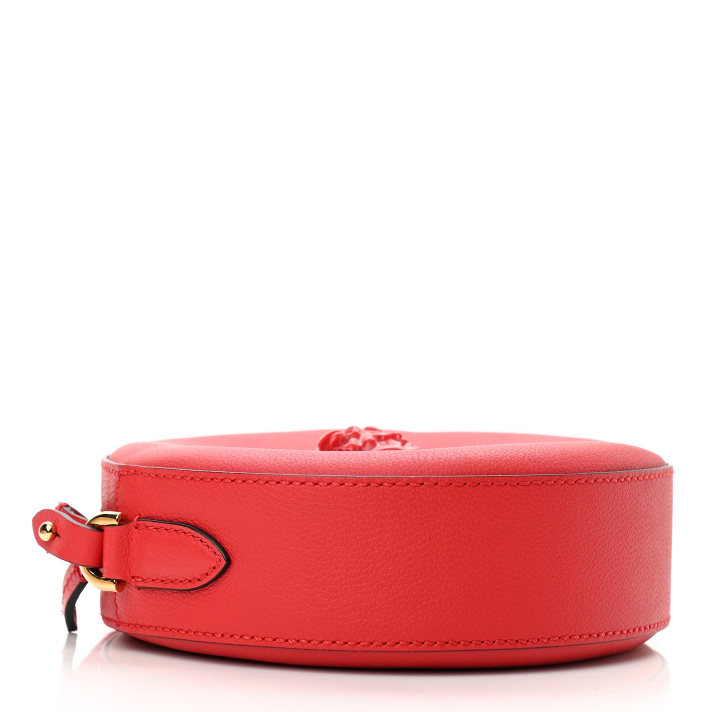 Calfskin La Medusa Round Camera Bag Red