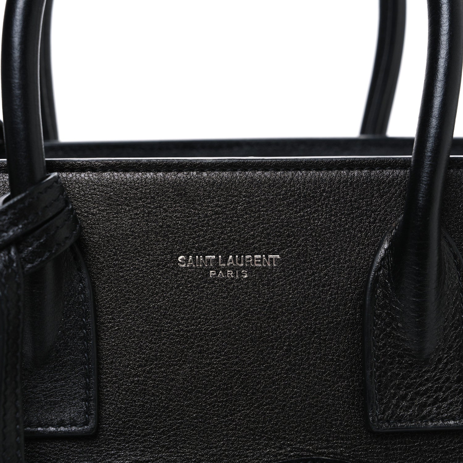 Saint Laurent Calfskin Love Patchwork Baby Sac De Jour Black 8 of 10