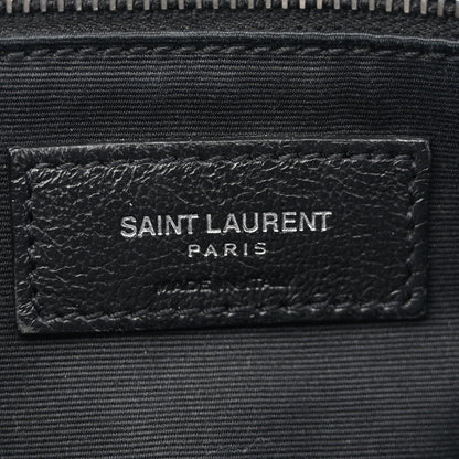 Saint Laurent Calfskin Matelasse Monogram Microstud Medium Niki Chain Satchel Black 6 of 13