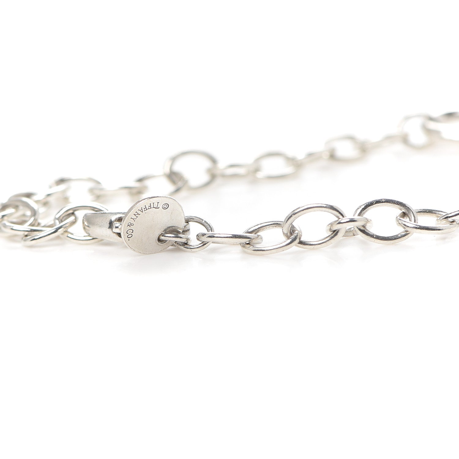 Tiffany Sterling Silver Infinity Chain Bracelet 5 of 6