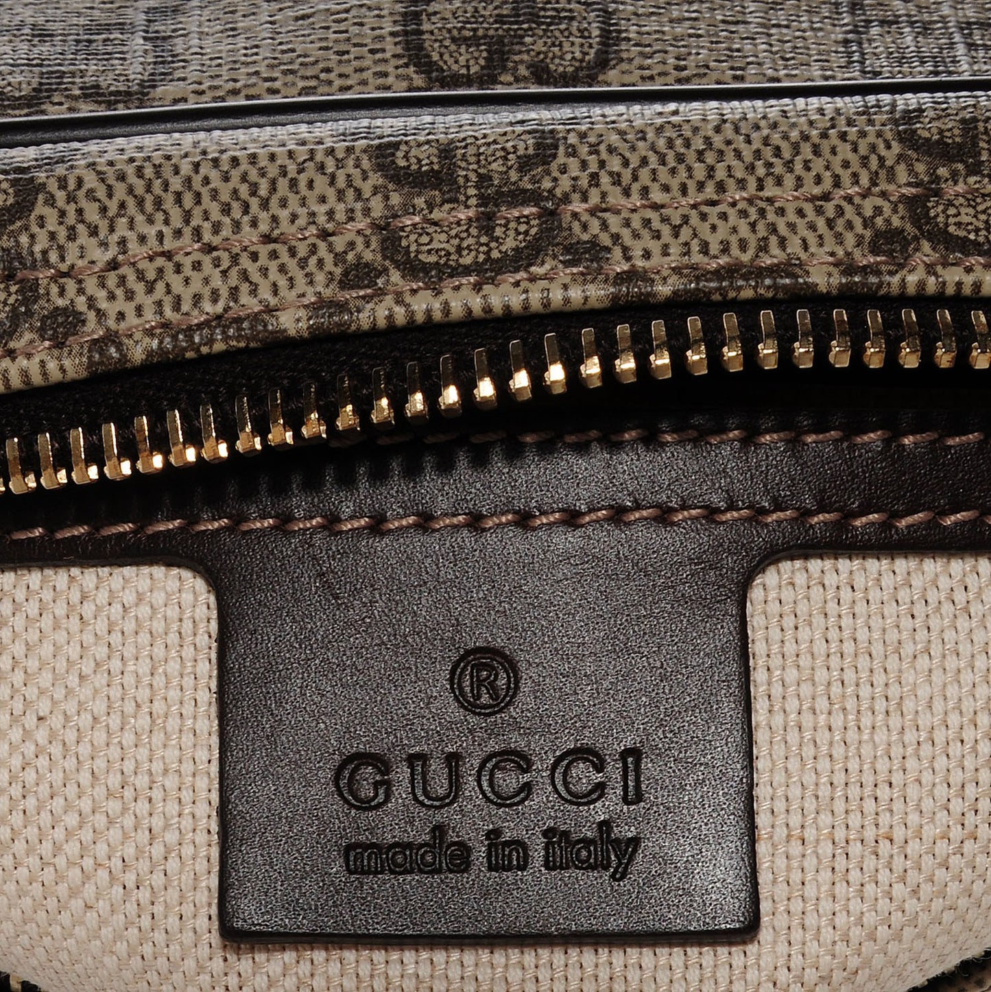 GG Plus Monogram Small Shoulder Bag Dark Brown