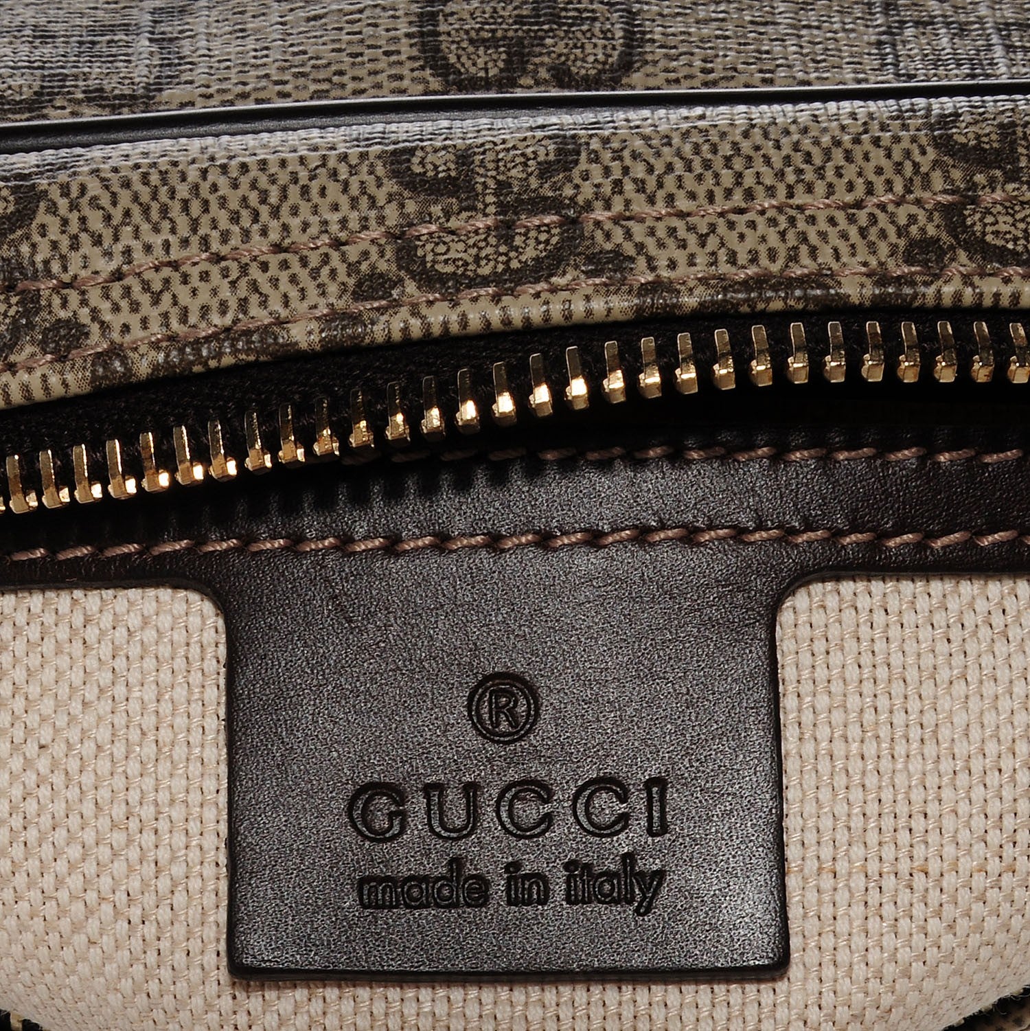 Gucci GG Plus Monogram Small Shoulder Bag Dark Brown 5 of 7