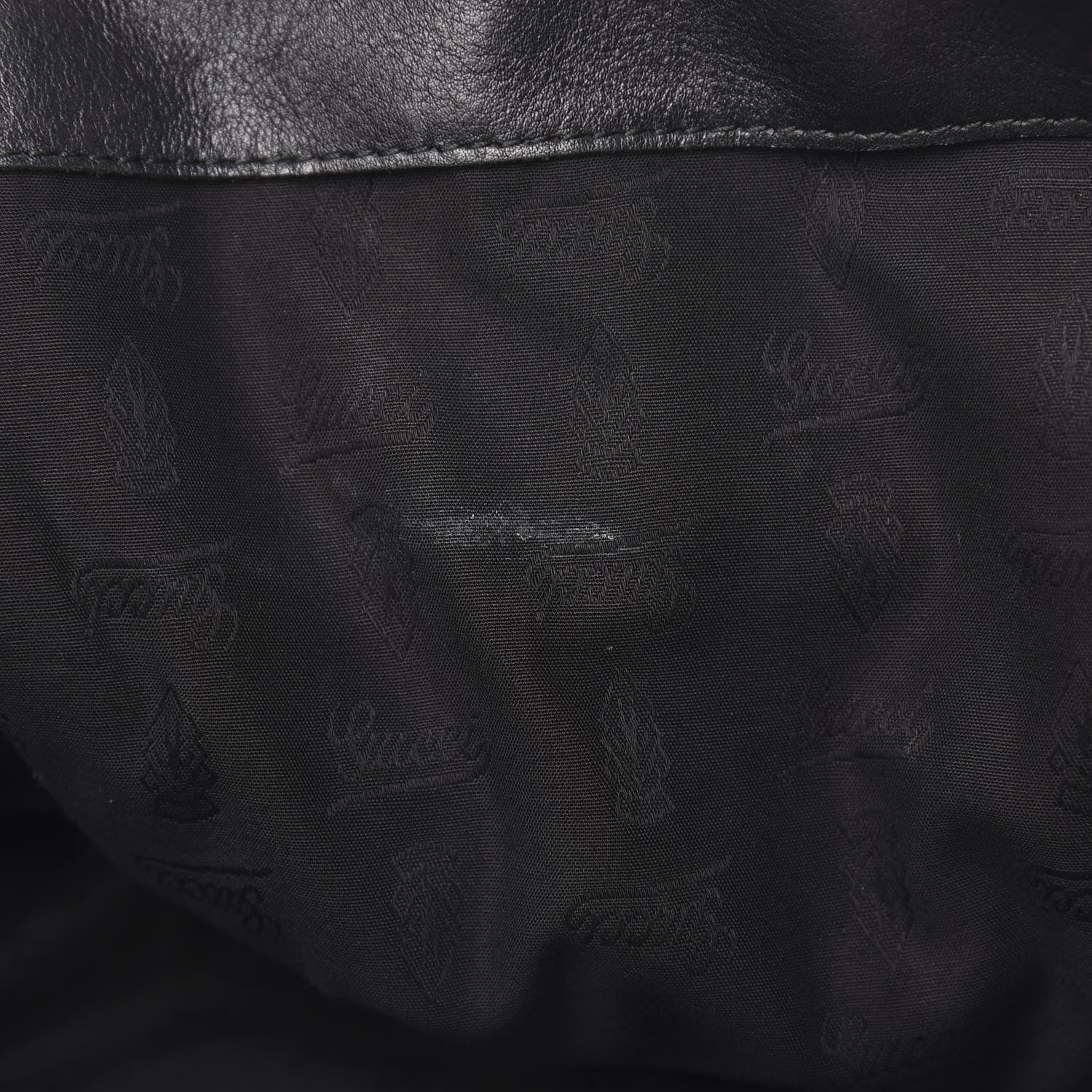 Gucci Guccissima Medium Icon Bit Tote Black 11 of 11
