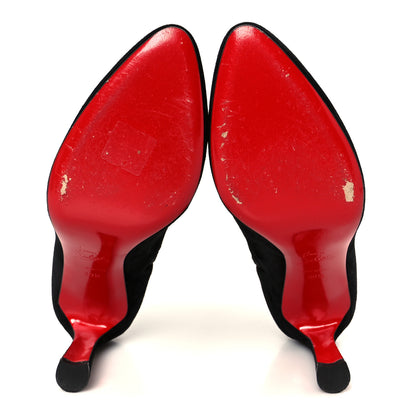 Christian Louboutin Suede Suprabooty 85 Ankle Boots 39.5 Black 6 of 9