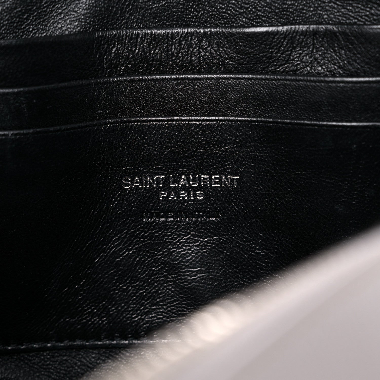 Saint Laurent Grain De Poudre Matelasse Monogram Mini Lou Camera Bag Granite 6 of 11