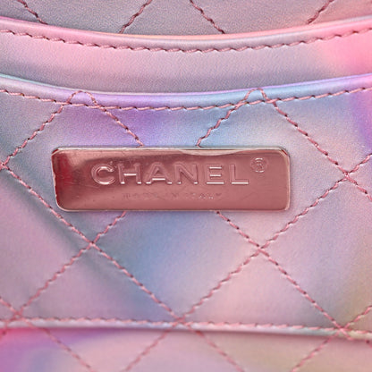 Chanel PVC Patent Calfskin Patent Lambskin Vertical Vanity Case Pink 6 of 14