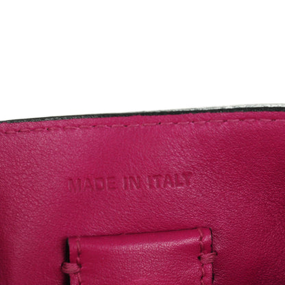 Christian Dior Bullcalf Medium Diorissimo Tote Black Rose Indien 9 of 10