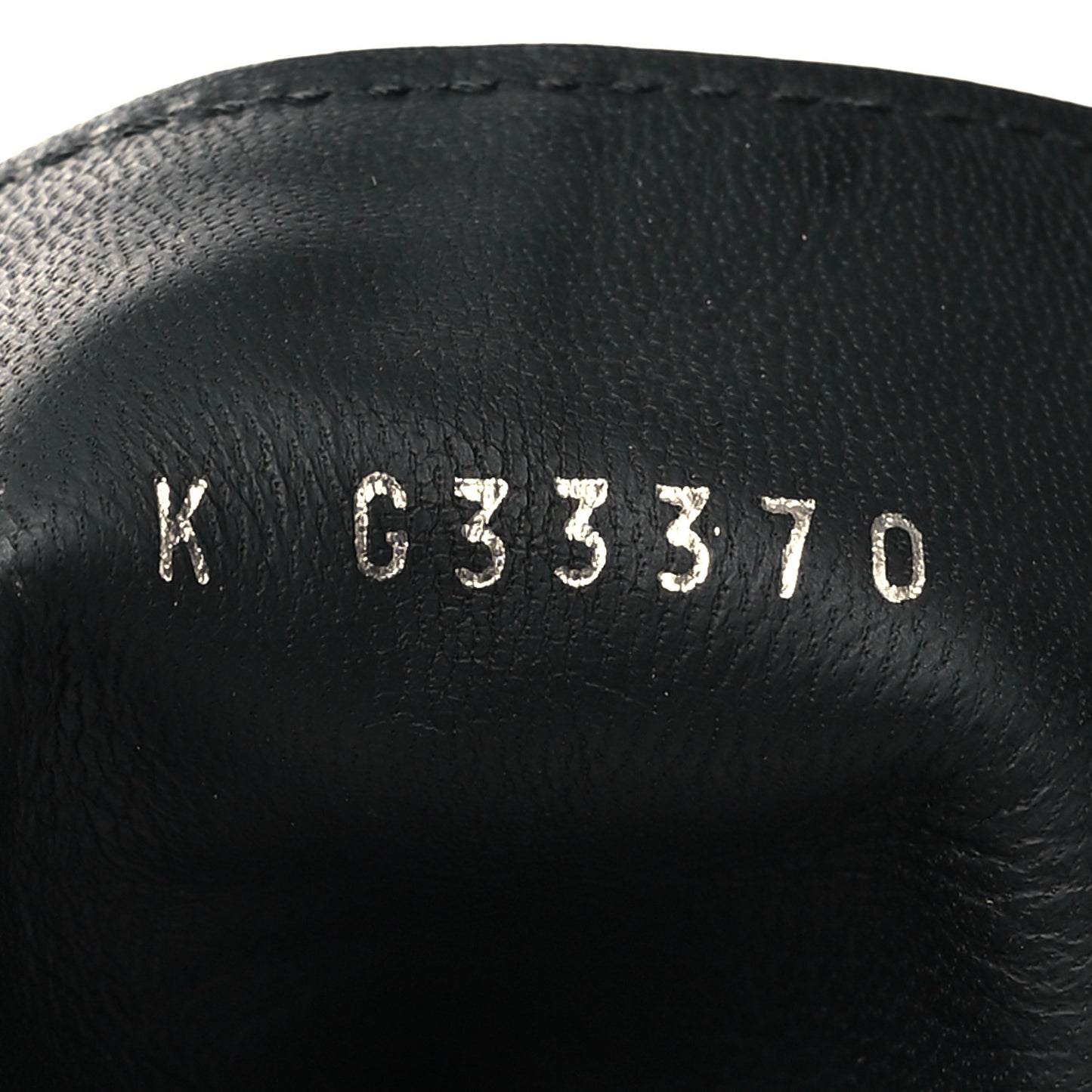 Goatskin Calfskin CC Short Boots 38.5 Black White
