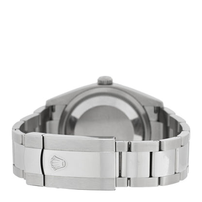 Rolex Stainless Steel 36mm Oyster Perpetual Wimbledon Datejust Watch Slate 126200 3 of 4