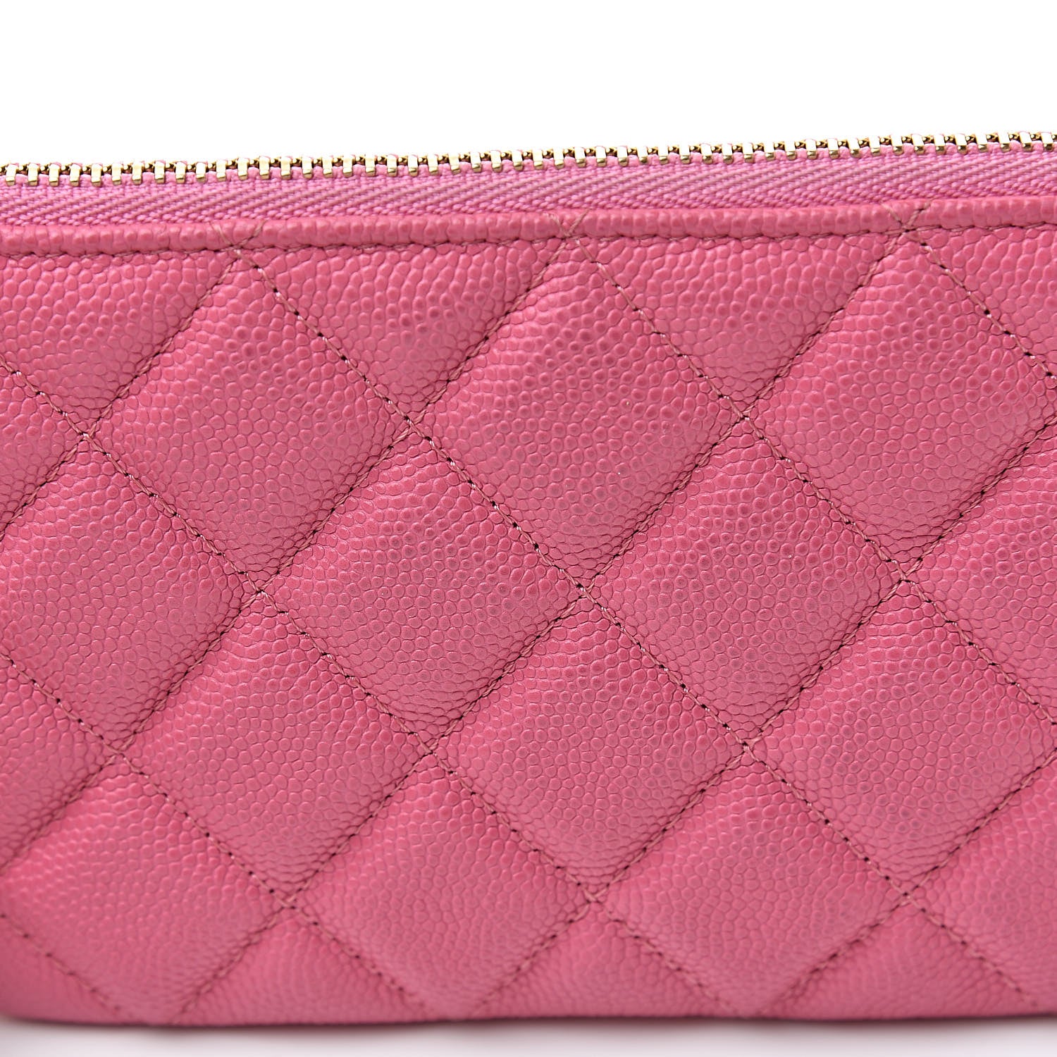 Chanel Iridescent Caviar Quilted Small Cosmetic Case Pink 8 of 9