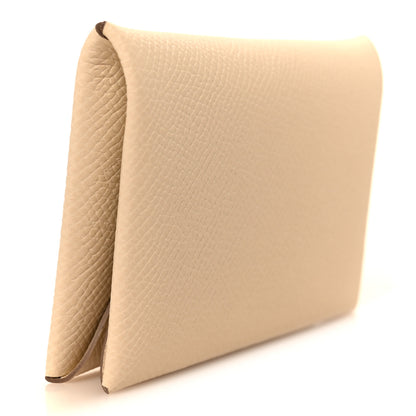 Hermes Epsom Calvi Card Case Craie 3 of 9