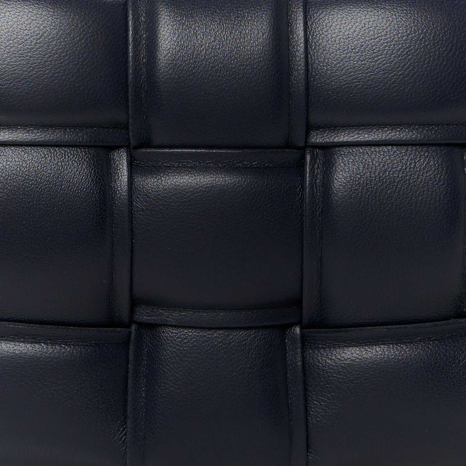 Bottega Veneta Nappa Maxi Intreccio Small Padded Cassette Crossbody Bag Deep Blue 9 of 11