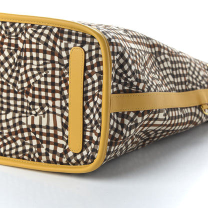 MCM Visetos Medium Liz Reversible Shopper Tote Cognac Yellow 15 of 16