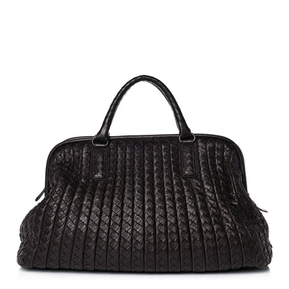Bottega Veneta Nappa Intrecciato Frame Tote Ebano 1 of 13