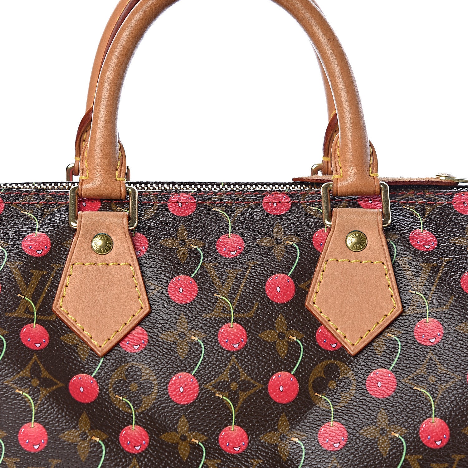 Louis Vuitton Monogram Cerises Speedy 25 8 of 12