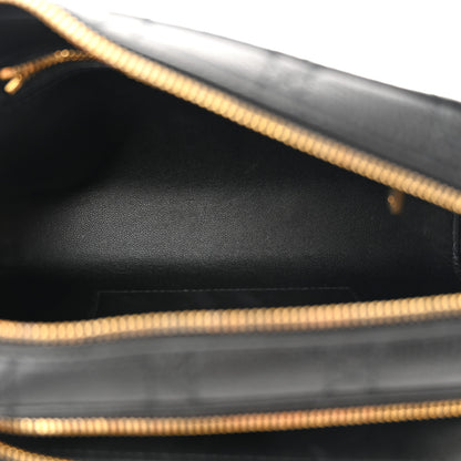 Christian Dior Supple Calfskin Caro Double Pouch Black 5 of 9