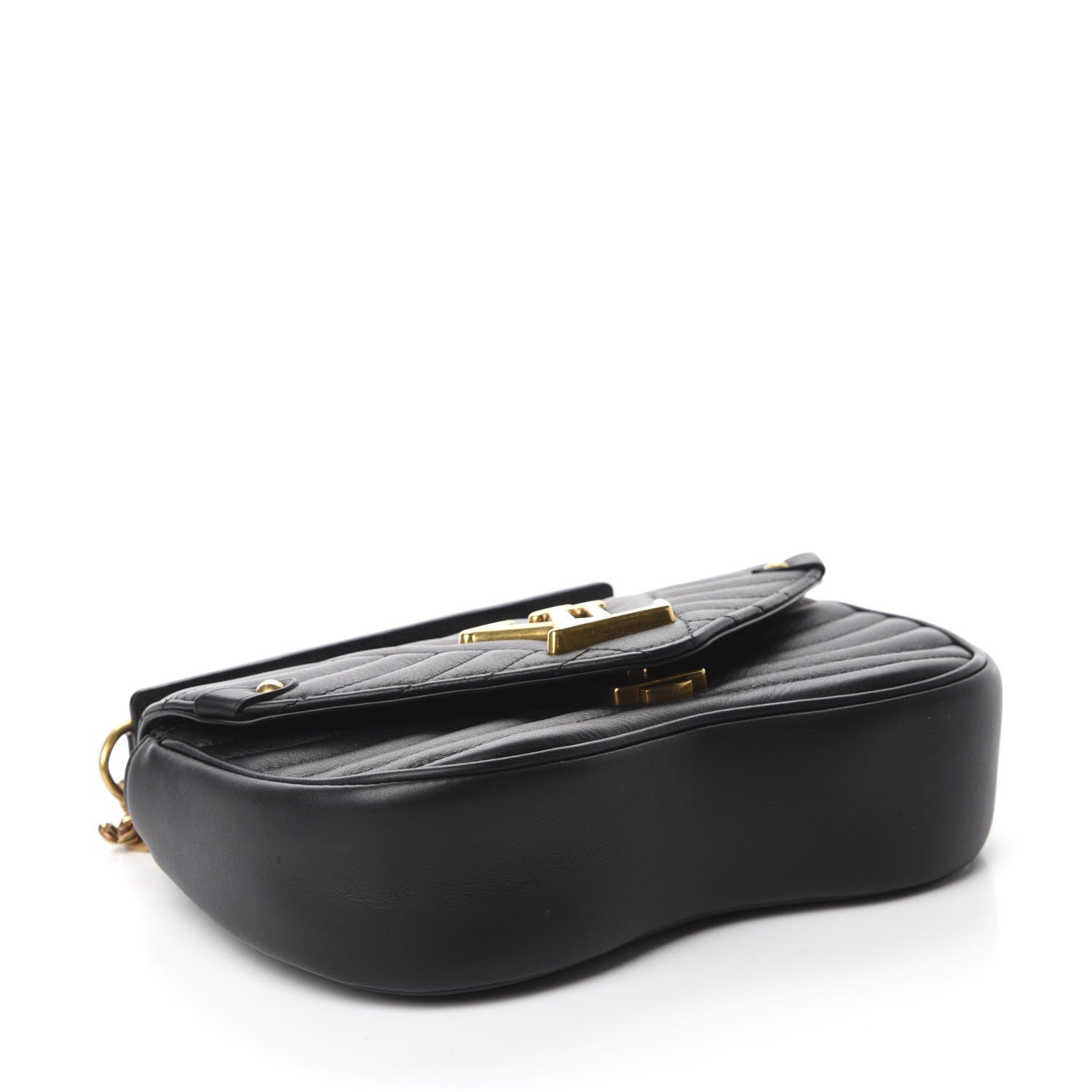 Louis Vuitton Calfskin New Wave Chain PM Black 4 of 12