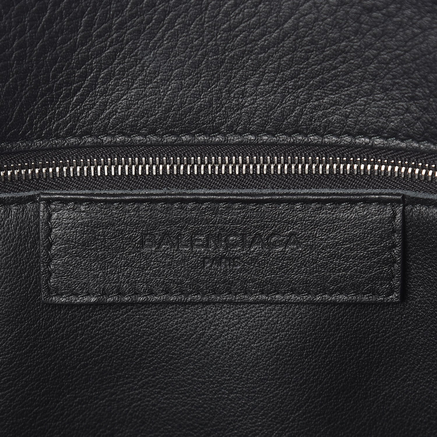 Balenciaga Veau Papier B4 Zip Around Tote Black 8 of 9