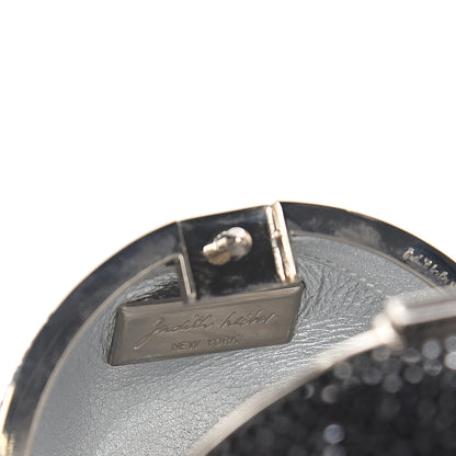 Judith Leiber Swarovski Crystal Disco Ball Minaudiere Clutch Black 6 of 7