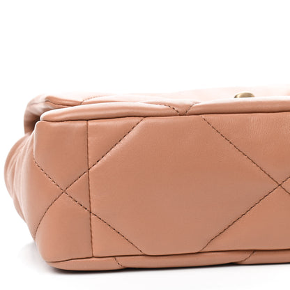 Chanel Lambskin Quilted Medium Chanel 19 Flap Brown 6 of 9